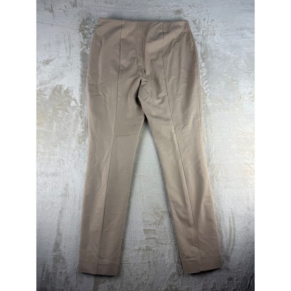 Lands End Womens 12 Mid Rise Slim Leg Bi-Stretch Khaki Pants Side Zip NEW - Picture 12 of 16